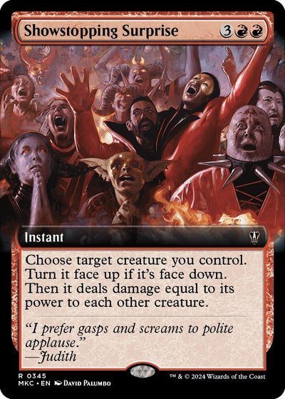 Showstopping Surprise (Extended Art) (345) (Commander: Murders at Karlov Manor)
