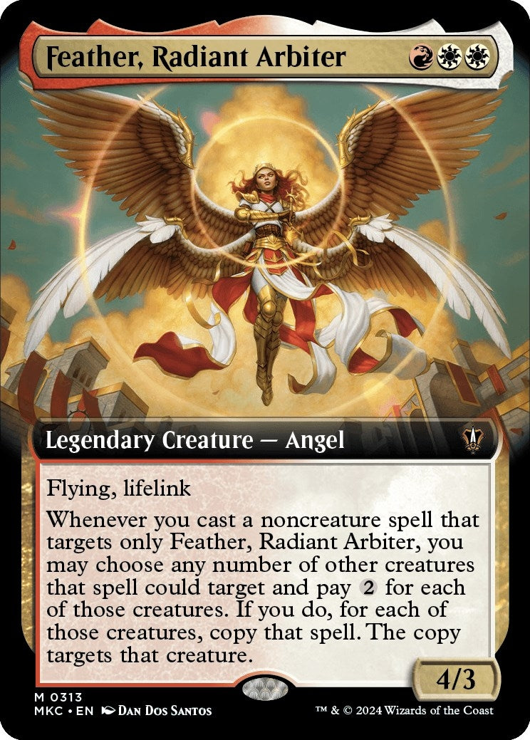 Feather, Radiant Arbiter (Extended Art) (313) (Commander: Murders at Karlov Manor)
