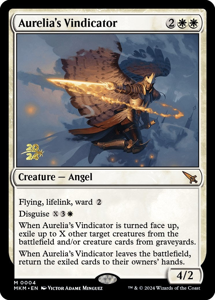 Aurelia's Vindicator (4) (Prerelease Cards)