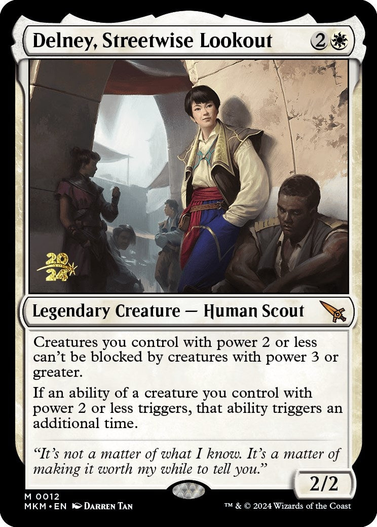 Delney, Streetwise Lookout (12) (Prerelease Cards)
