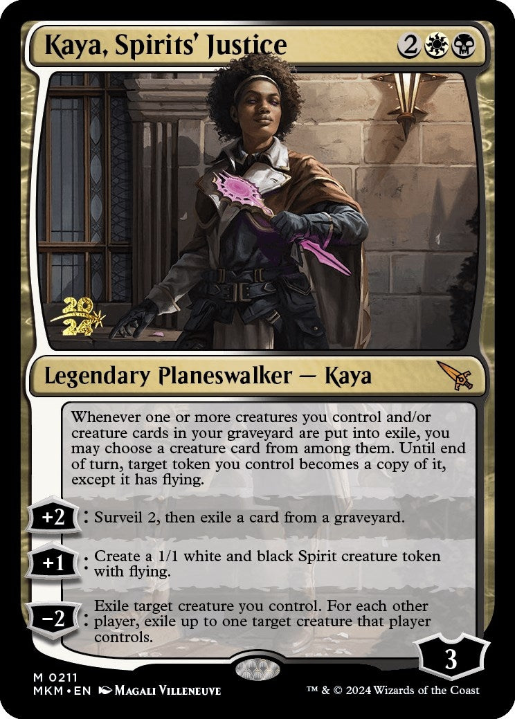 Kaya, Spirits' Justice (211) (Prerelease Cards)