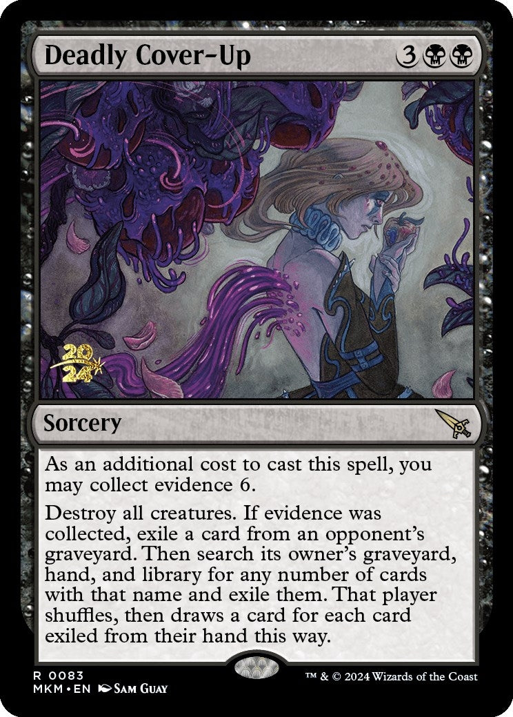 Deadly Cover-Up (83) (Prerelease Cards)