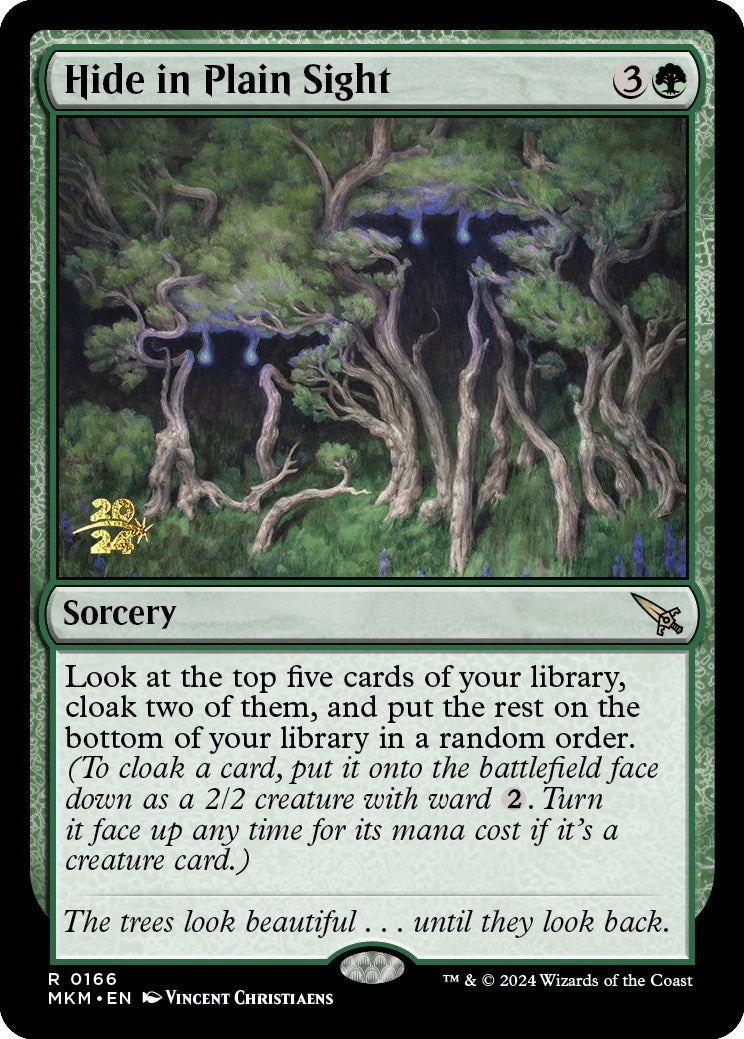 Hide in Plain Sight (166) (Prerelease Cards)