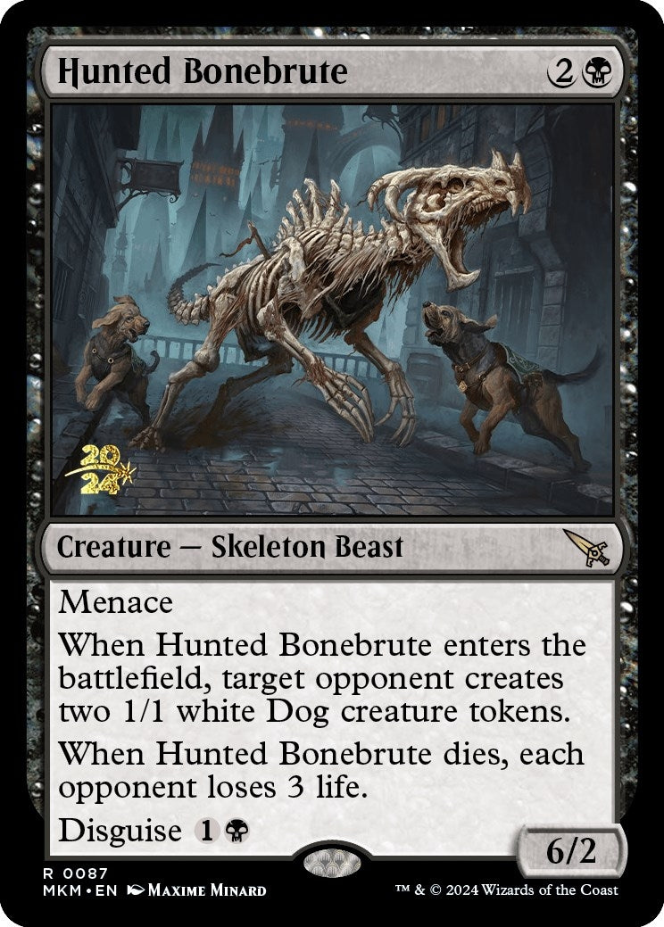 Hunted Bonebrute (87) (Prerelease Cards)