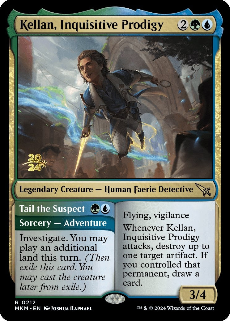 Kellan, Inquisitive Prodigy (212) (Prerelease Cards)