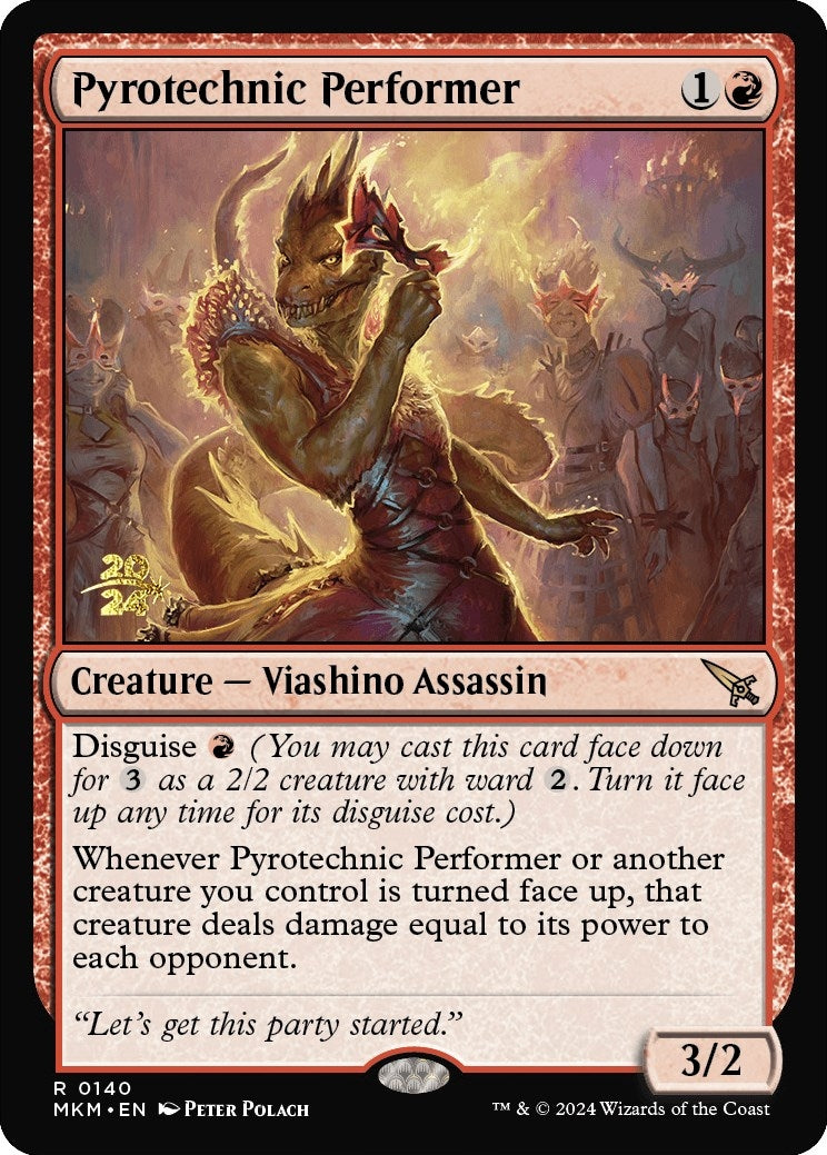 Pyrotechnic Performer (140) (Prerelease Cards)