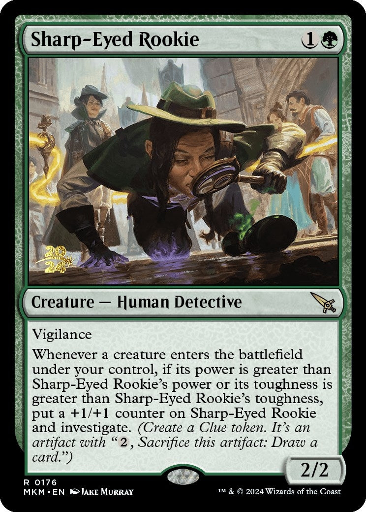 Sharp-Eyed Rookie (176) (Prerelease Cards)
