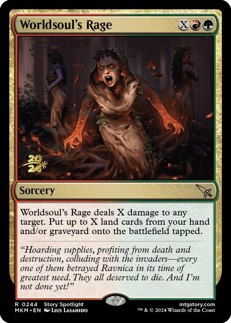 Worldsoul's Rage (244) (Prerelease Cards)