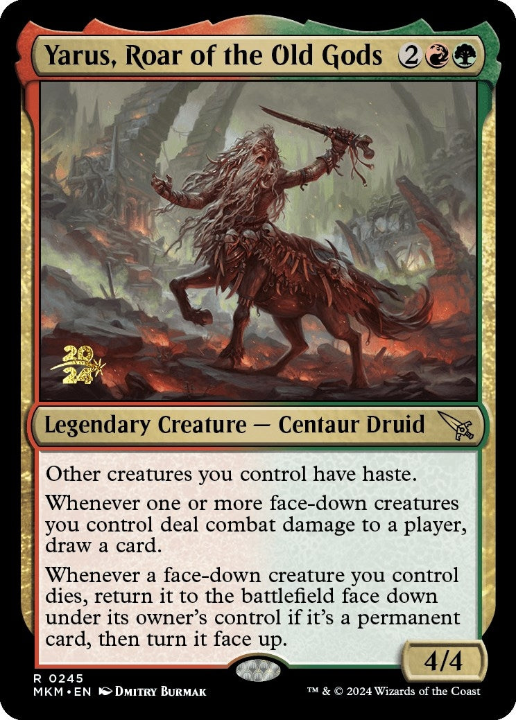 Yarus, Roar of the Old Gods (245) (Prerelease Cards)