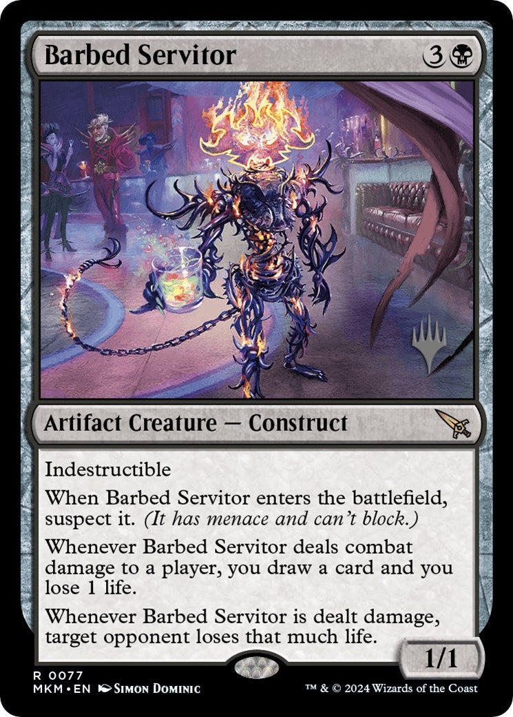 Barbed Servitor (77) (Promo Pack: Murders at Karlov Manor)