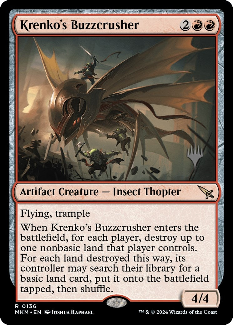 Krenko's Buzzcrusher (136) (Promo Pack: Murders at Karlov Manor)