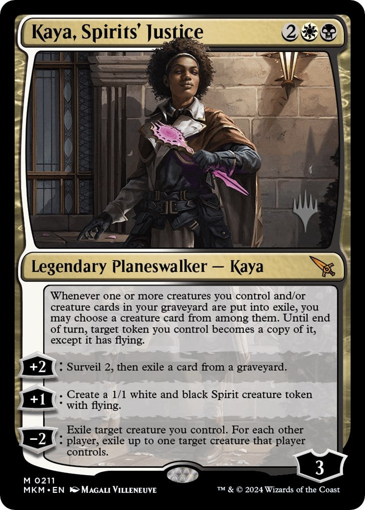 Kaya, Spirits' Justice (211) (Promo Pack: Murders at Karlov Manor)