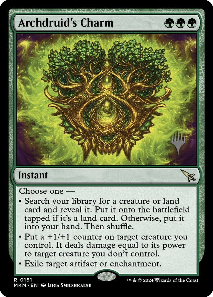 Archdruid's Charm (151) (Promo Pack: Murders at Karlov Manor)