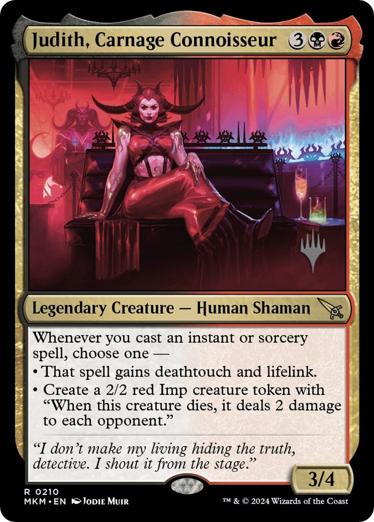 Judith, Carnage Connoisseur (210) (Promo Pack: Murders at Karlov Manor)