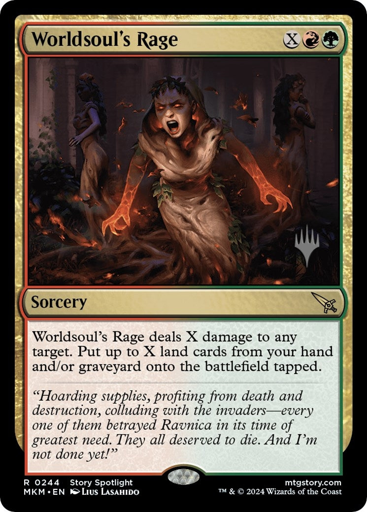 Image for Worldsoul's Rage (244) - Magic: The Gathering