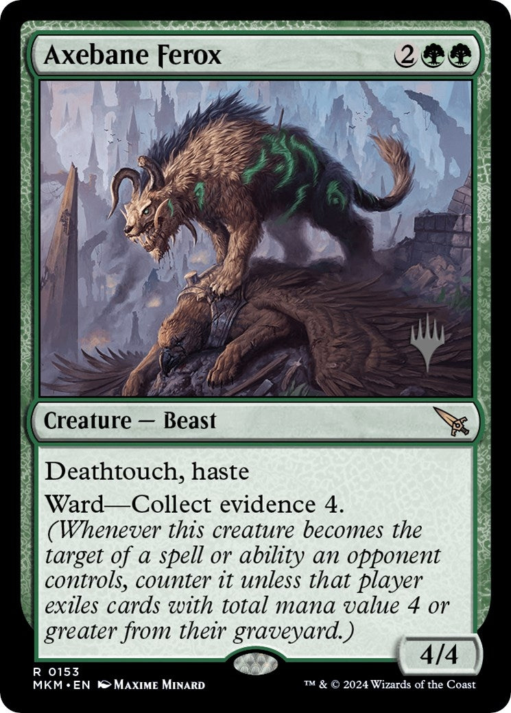 Axebane Ferox (153) (Promo Pack: Murders at Karlov Manor)