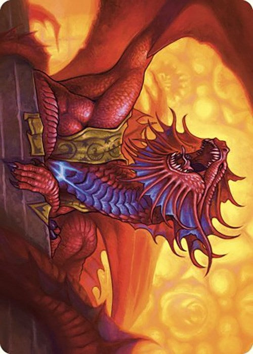 Niv-Mizzet, Guildpact Art Card (44/49) (44) (Art Series: Murders at Karlov Manor)