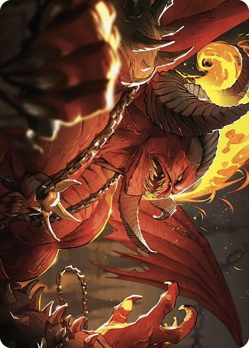 Rakdos, Patron of Chaos Art Card (45/49) (45) (Art Series: Murders at Karlov Manor)