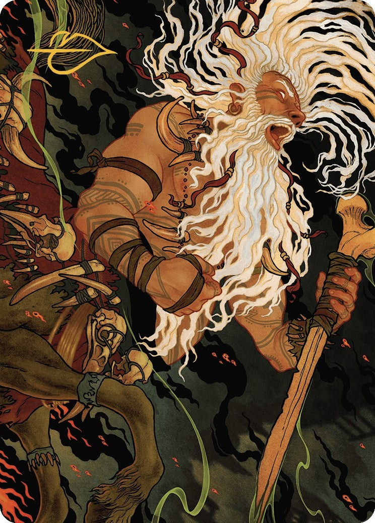 Yarus, Roar of the Old Gods Art Card (46/49) (Gold-Stamped Signature) (46)