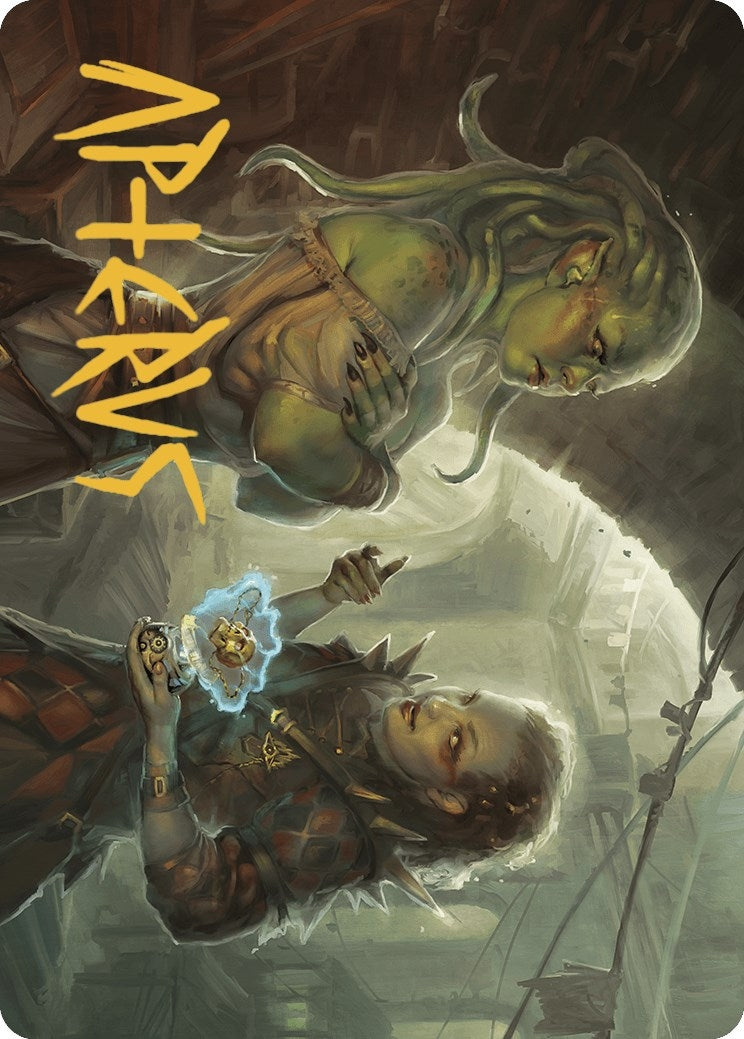 Extract a Confession Art Card (Gold-Stamped Signature) (7) (Art Series: Murders at Karlov Manor)