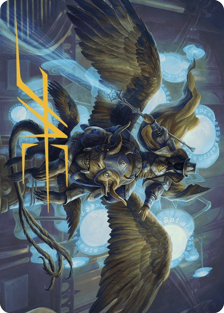 Ezrim, Agency Chief Art Card (Gold-Stamped Signature) (20) (Art Series: Murders at Karlov Manor)
