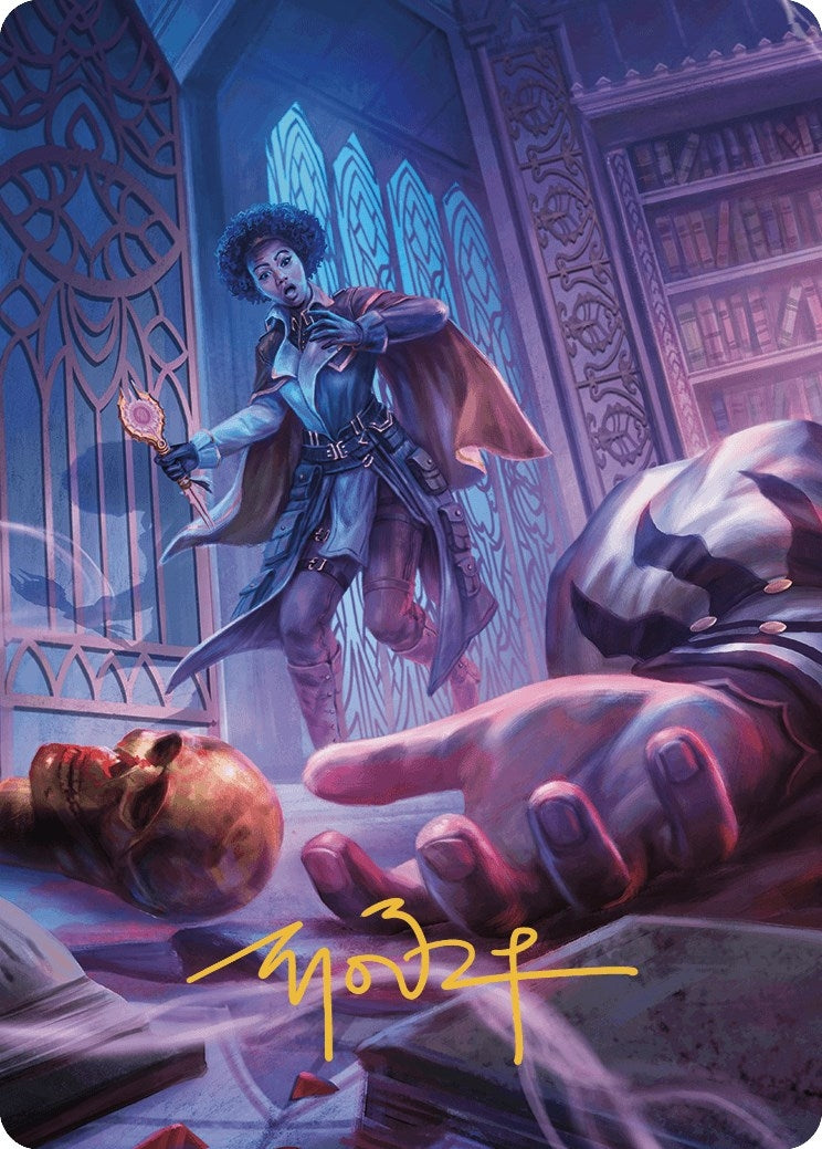 Deadly Complication Art Card (Gold-Stamped Signature) (33) (Art Series: Murders at Karlov Manor)