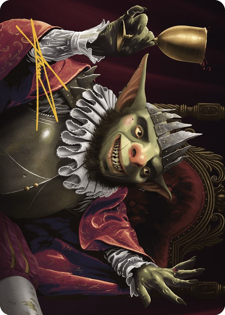 Krenko, Baron of Tin Street Art Card (Gold-Stamped Signature) (40) (Art Series: Murders at Karlov Manor)