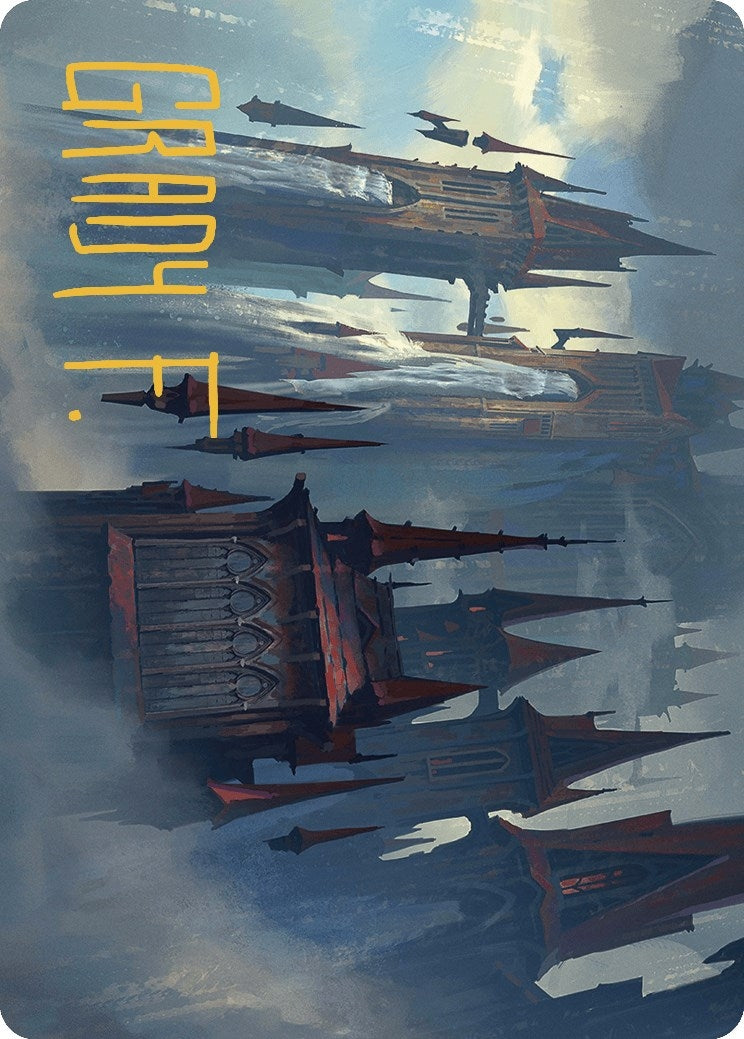 Thundering Falls Art Card (Gold-Stamped Signature) (27) (Art Series: Murders at Karlov Manor)