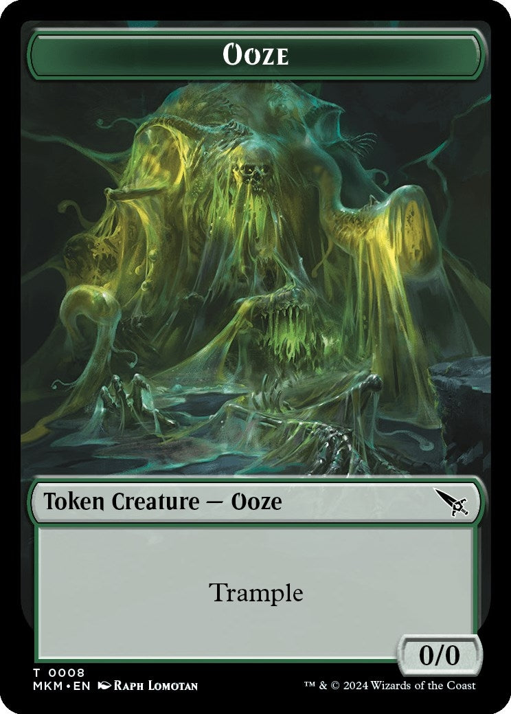 Ooze Token (8) (Murders at Karlov Manor)