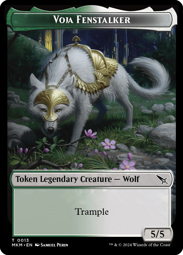 Voja Fenstalker Token (13) (Murders at Karlov Manor)