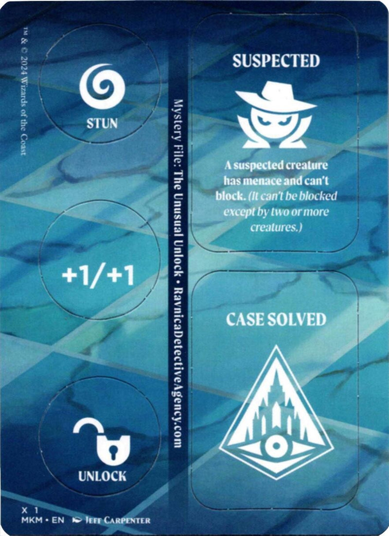 Punch Card Token (X1 // X2) (X1 // X2) (Murders at Karlov Manor)