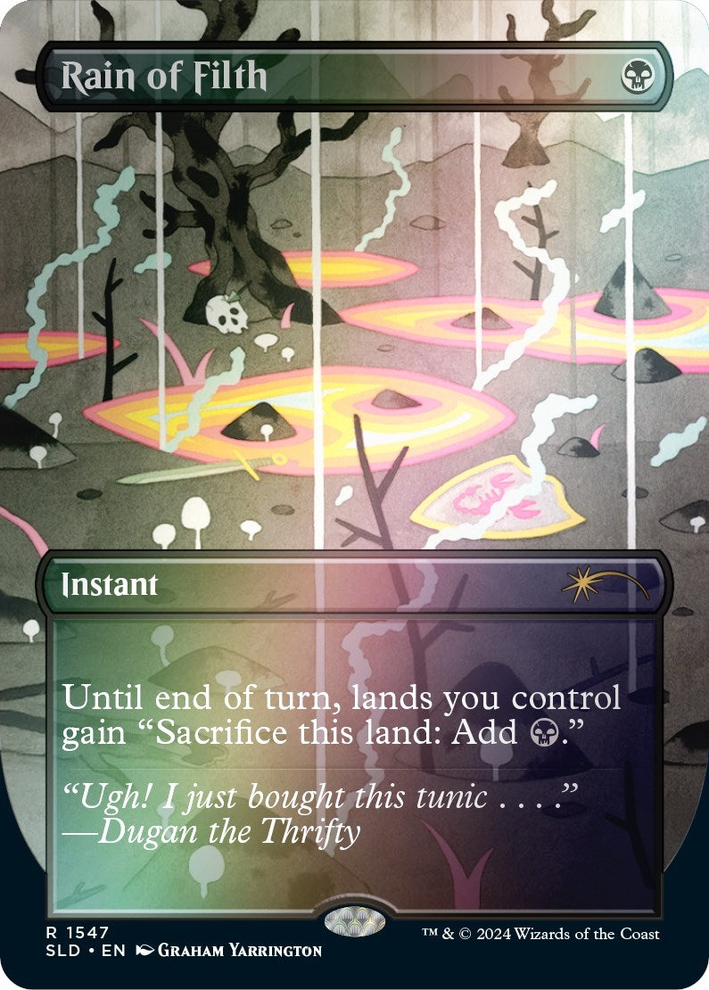 Rain of Filth (Rainbow Foil) (1547) (Secret Lair Drop Series)