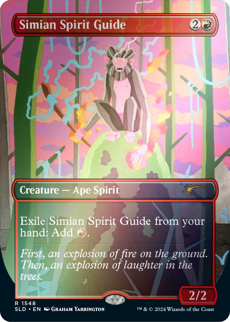 Simian Spirit Guide (Rainbow Foil) (1548) (Secret Lair Drop Series)