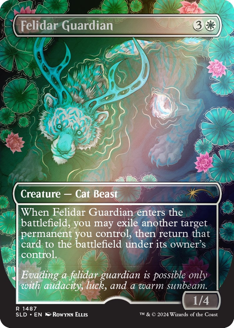 Felidar Guardian (Rainbow Foil) (1487) (Secret Lair Drop Series)