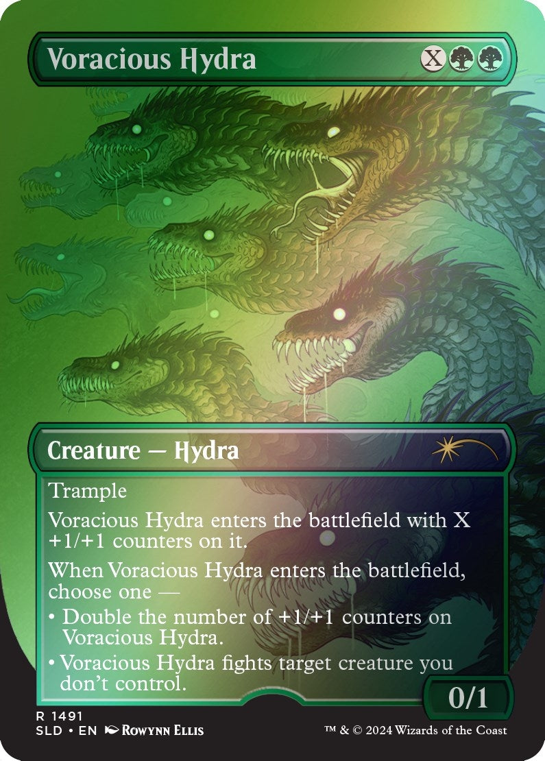Voracious Hydra (Rainbow Foil) (1491) (Secret Lair Drop Series)