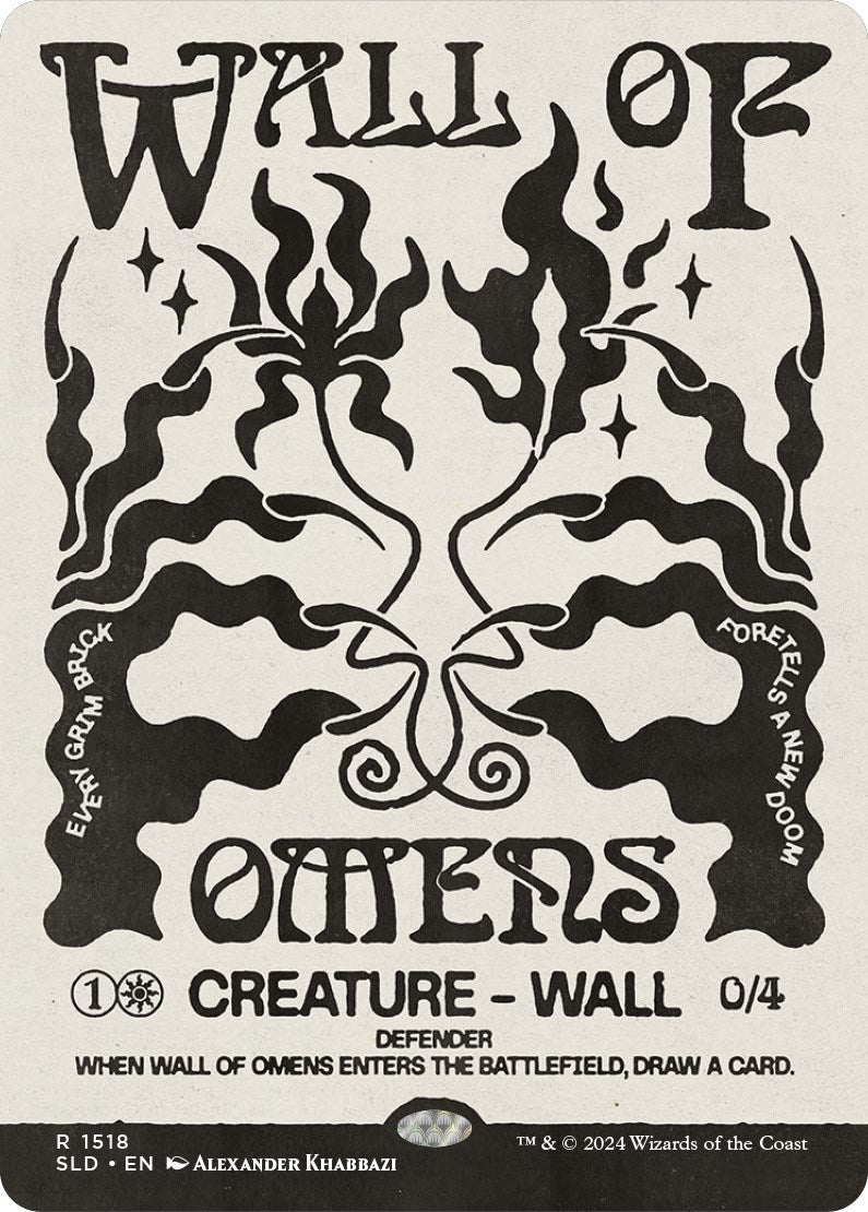 Image for Wall of Omens (1518) - Magic: The Gathering