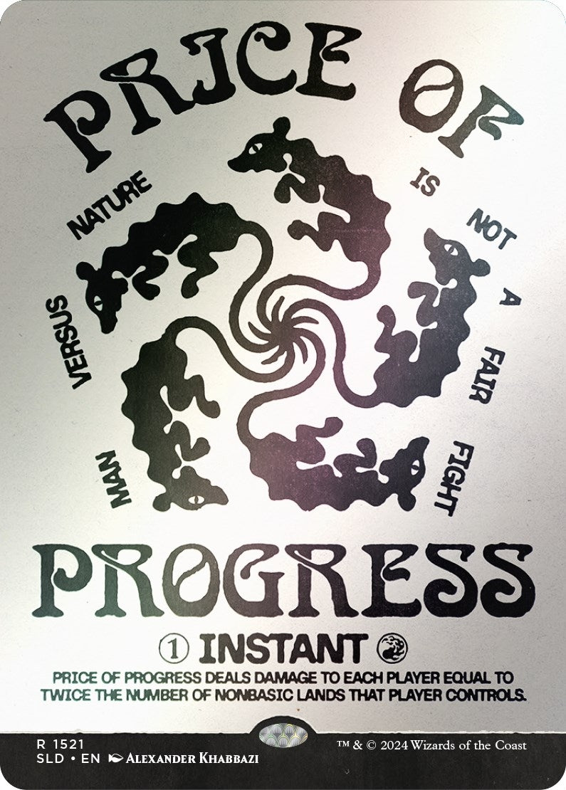 Price of Progress (Rainbow Foil) (1521) (Secret Lair Drop Series)