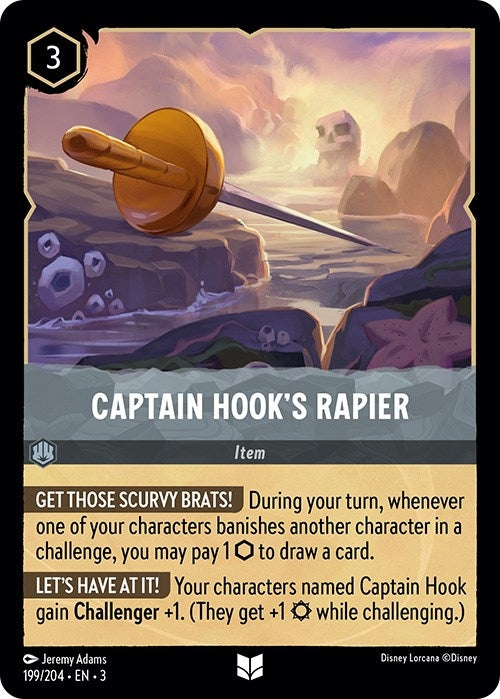 Captain Hook's Rapier (199/204) (Into the Inklands)