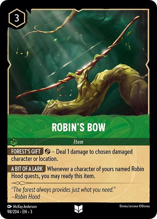 Image for Robin's Bow (98/204) (Into the Inklands) - Disney Lorcana