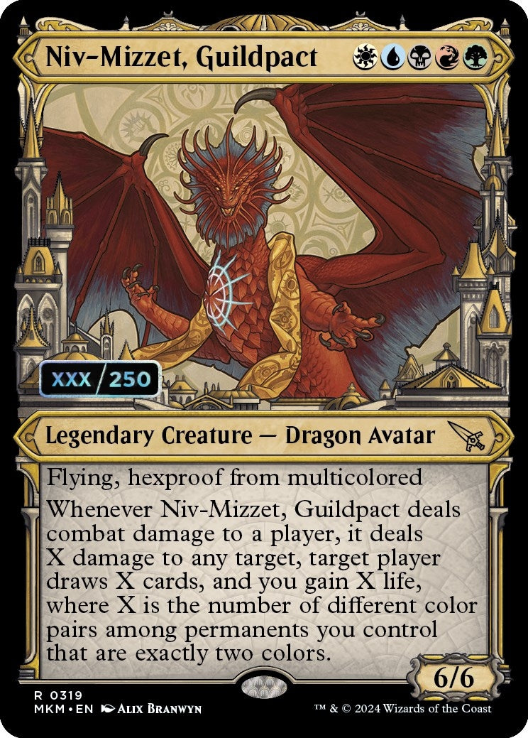 Niv-Mizzet, Guildpact (Serial Numbered) (319) (Murders at Karlov Manor)