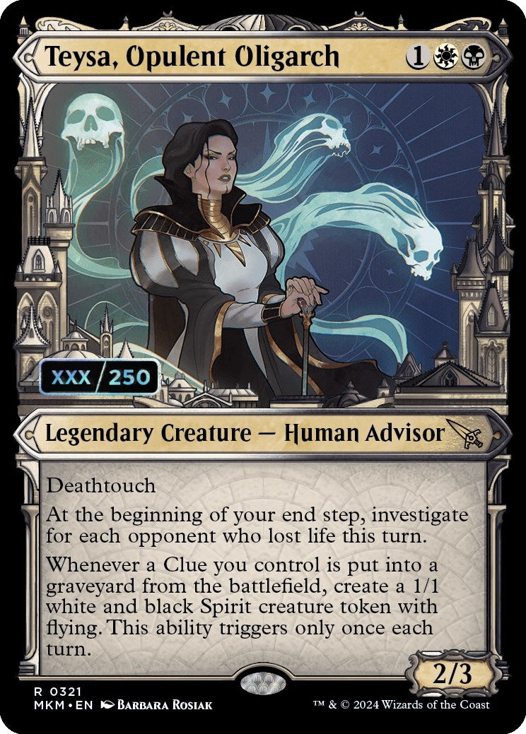 Teysa, Opulent Oligarch (Serial Numbered) (321) (Murders at Karlov Manor)
