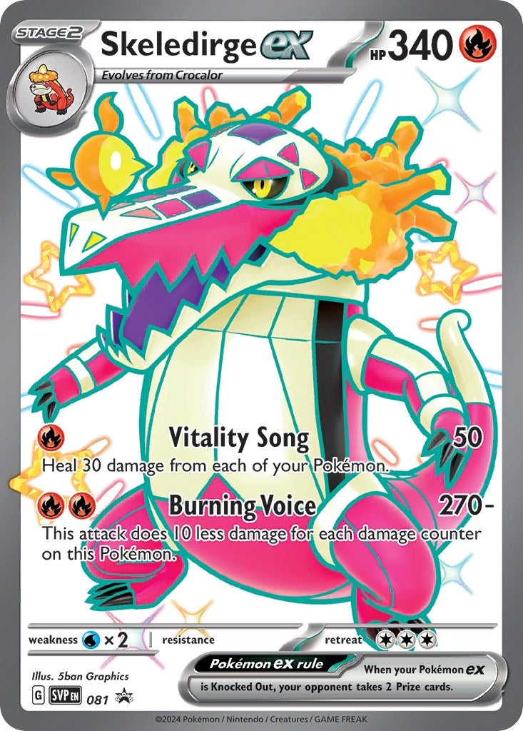 Image for Skeledirge ex - 081 (081) (SV: Scarlet & Violet Promo Cards) - Pokemon