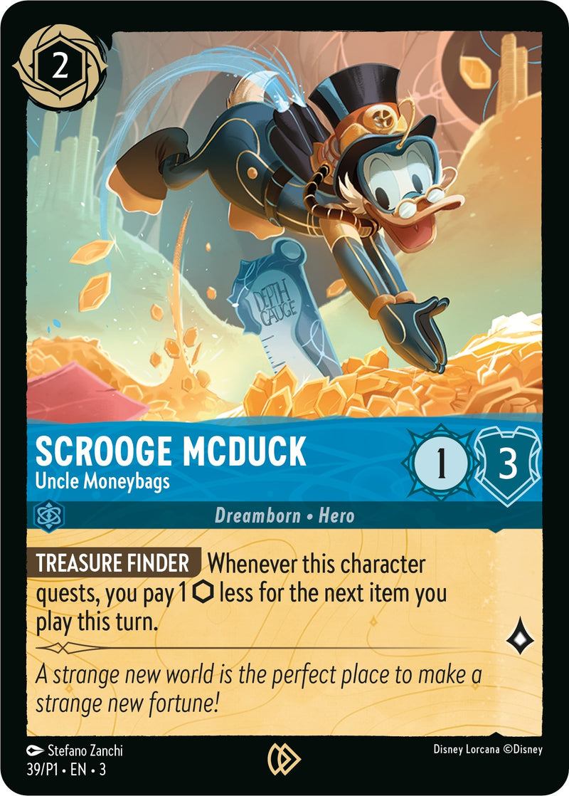 Scrooge McDuck - Uncle Moneybags (39) (Disney Lorcana Promo Cards)