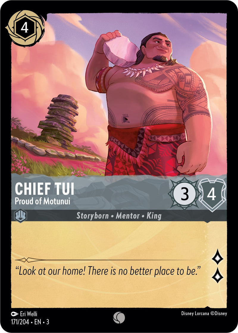 Chief Tui - Proud of Motunui (171/204) (Into the Inklands)