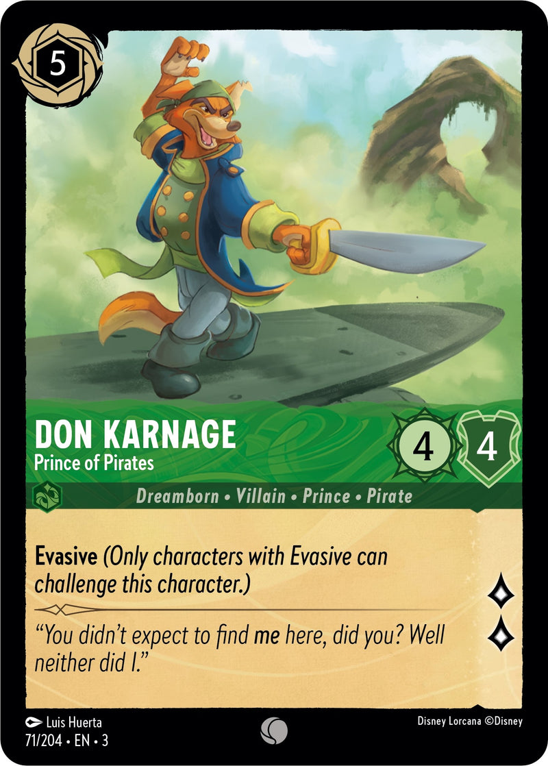 Don Karnage - Prince of Pirates (71/204) (Into the Inklands)