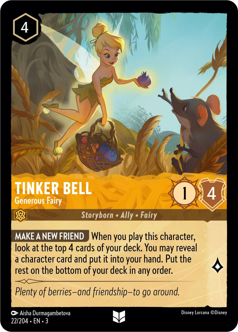 Tinker Bell - Generous Fairy (22/204) (Into the Inklands)