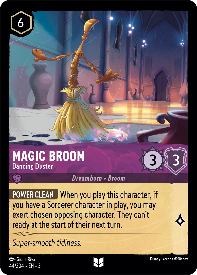 Image for Magic Broom - Dancing Duster (44/204) (Into the Inklands) - Disney Lorcana