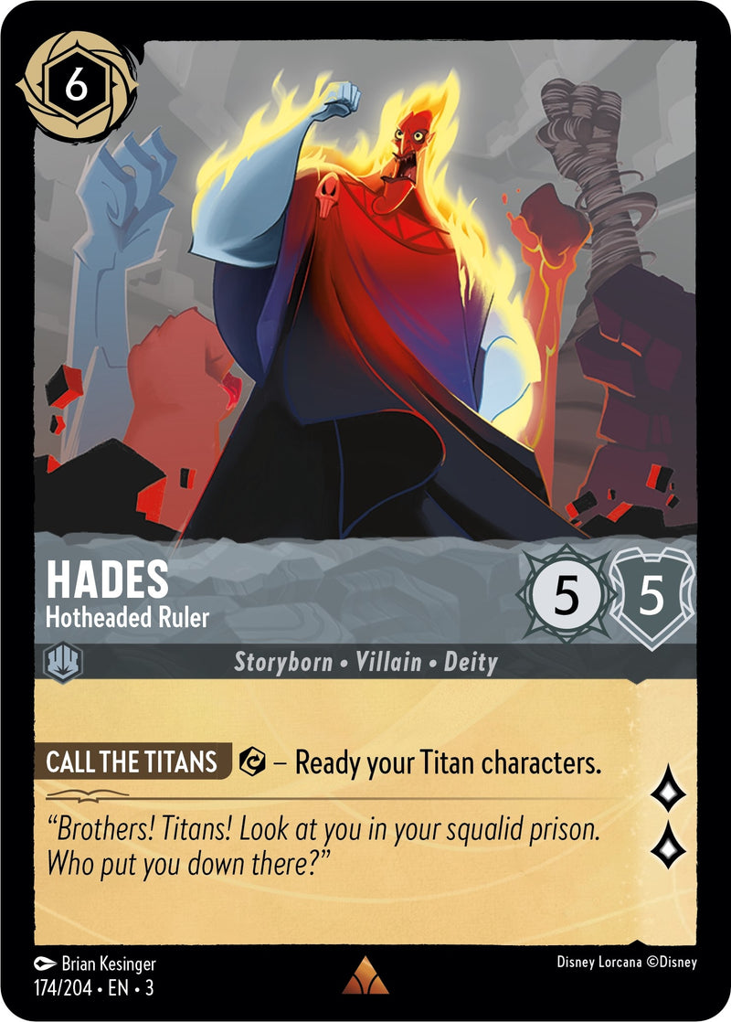 Hades - Hotheaded Ruler (174/204) (Into the Inklands)