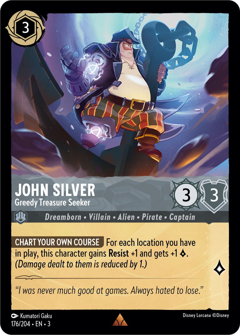 John Silver - Greedy Treasure Seeker (176/204) (Into the Inklands)