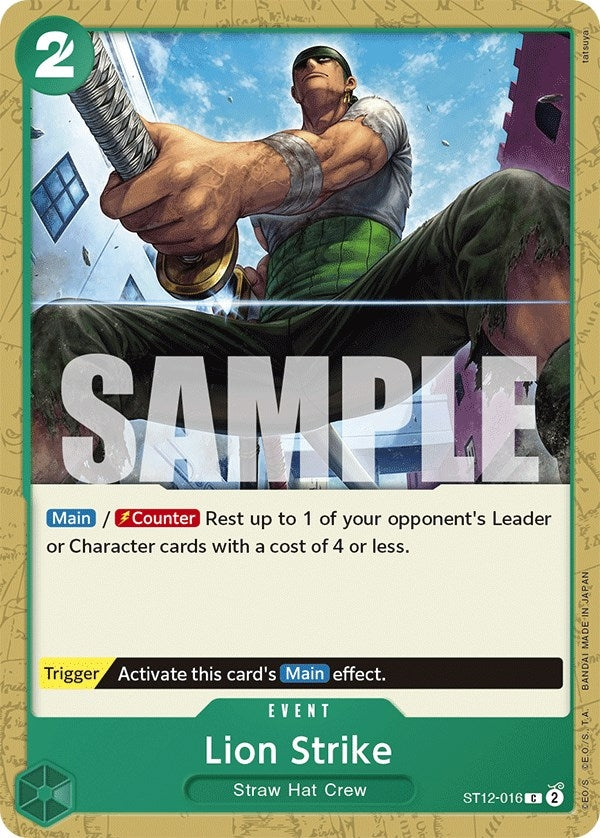 Image for Lion Strike (ST12-016) (Starter Deck 12: Zoro and Sanji) - One Piece Card Game